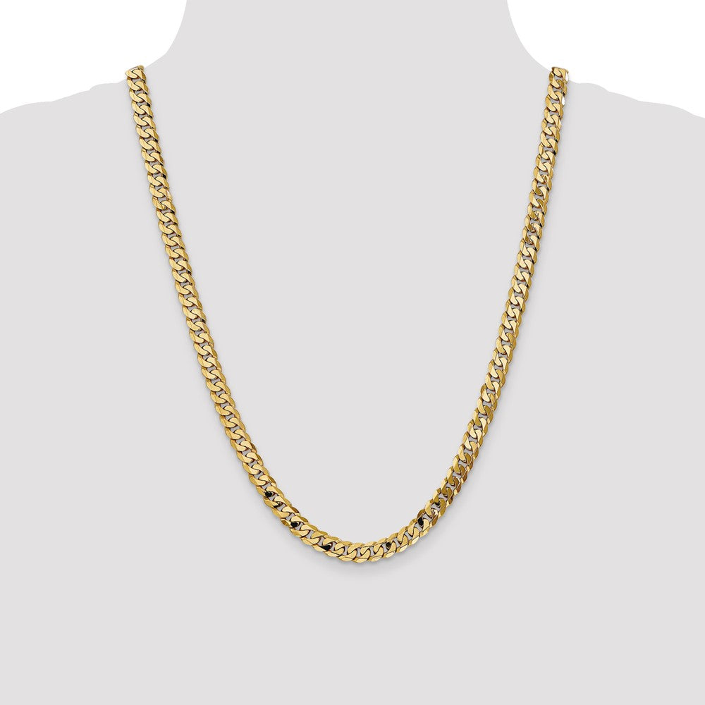 Flat Beveled Curb Chain - WBC