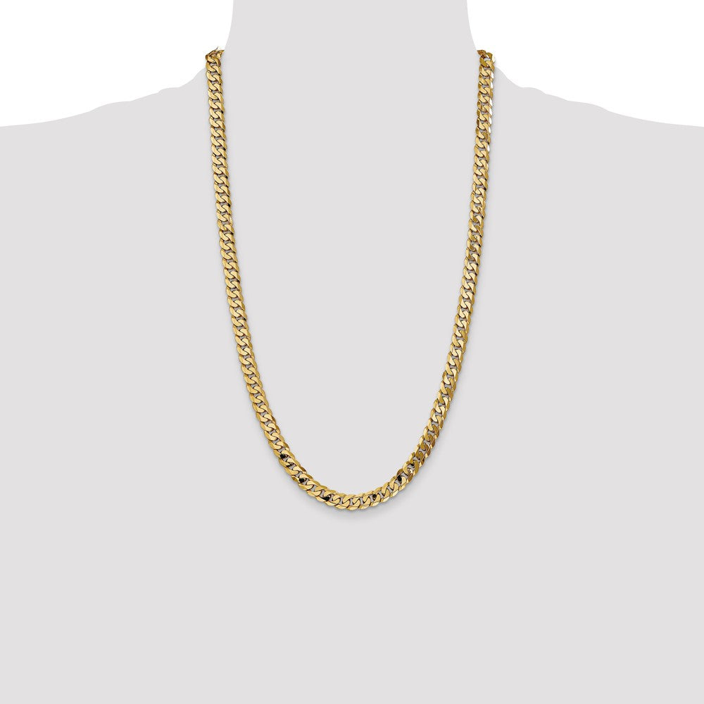 Flat Beveled Curb Chain - WBC