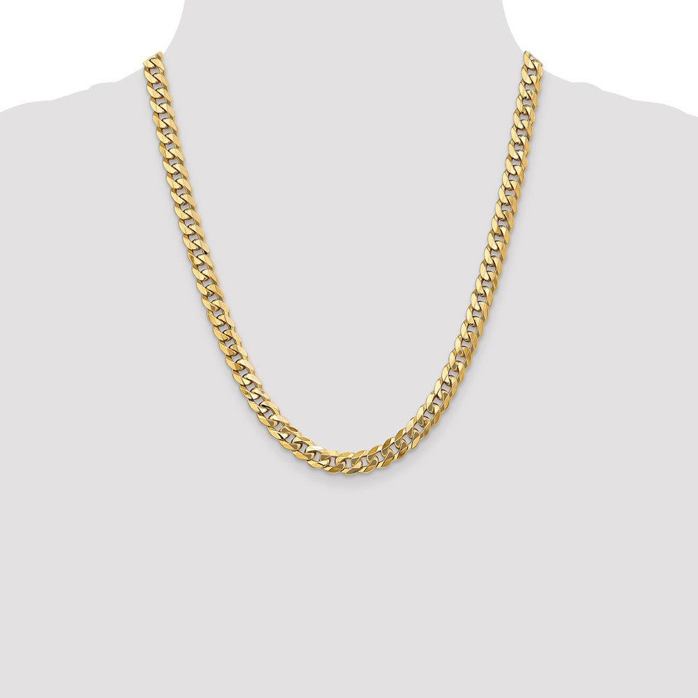 Flat Beveled Curb Chain - WBC