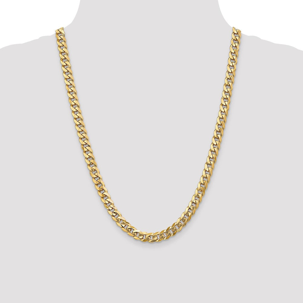Flat Beveled Curb Chain - WBC