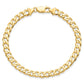 Hand-polished Fancy Curb Link Bracelet - WBC