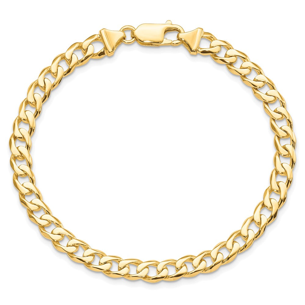 Hand-polished Fancy Curb Link Bracelet - WBC