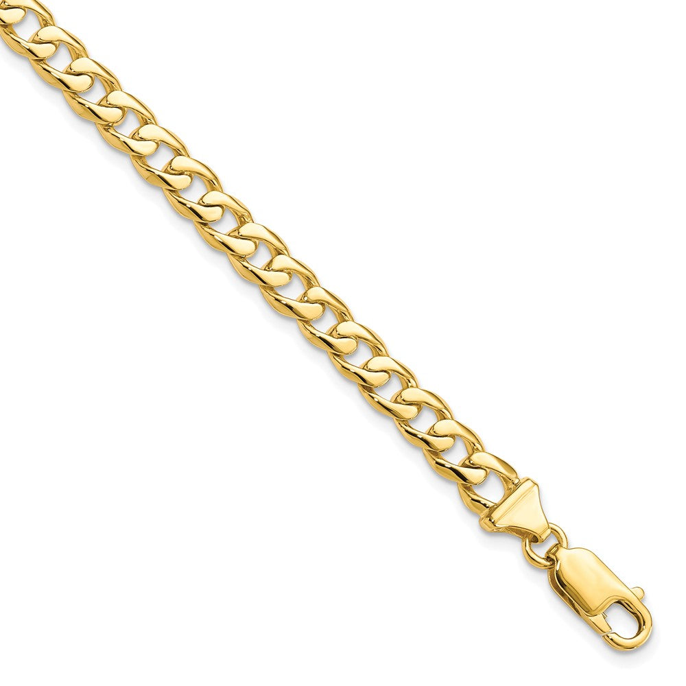 Hand-polished Fancy Curb Link Bracelet - WBC