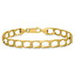 Satin and Diamond-cut Fancy Link Bracelet - WBC