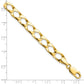 Satin and Diamond-cut Fancy Link Bracelet - WBC