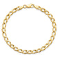 Fancy Polished and Textured Curb Link Bracelet - WBC