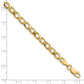 Fancy Polished and Textured Curb Link Bracelet - WBC