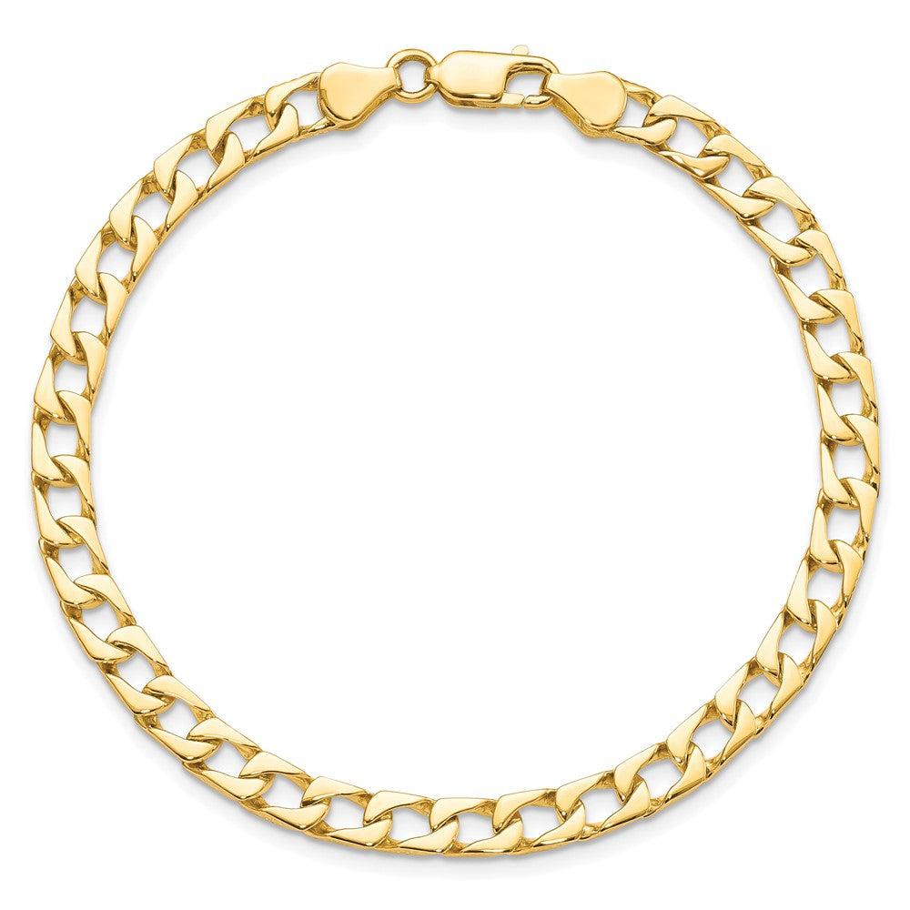 Fancy Polished Curb Link Bracelet - WBC