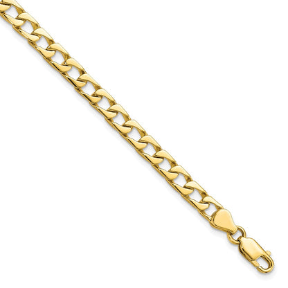 Fancy Polished Curb Link Bracelet - WBC