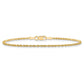 Diamond-cut Rope Chain Anklet - WBC