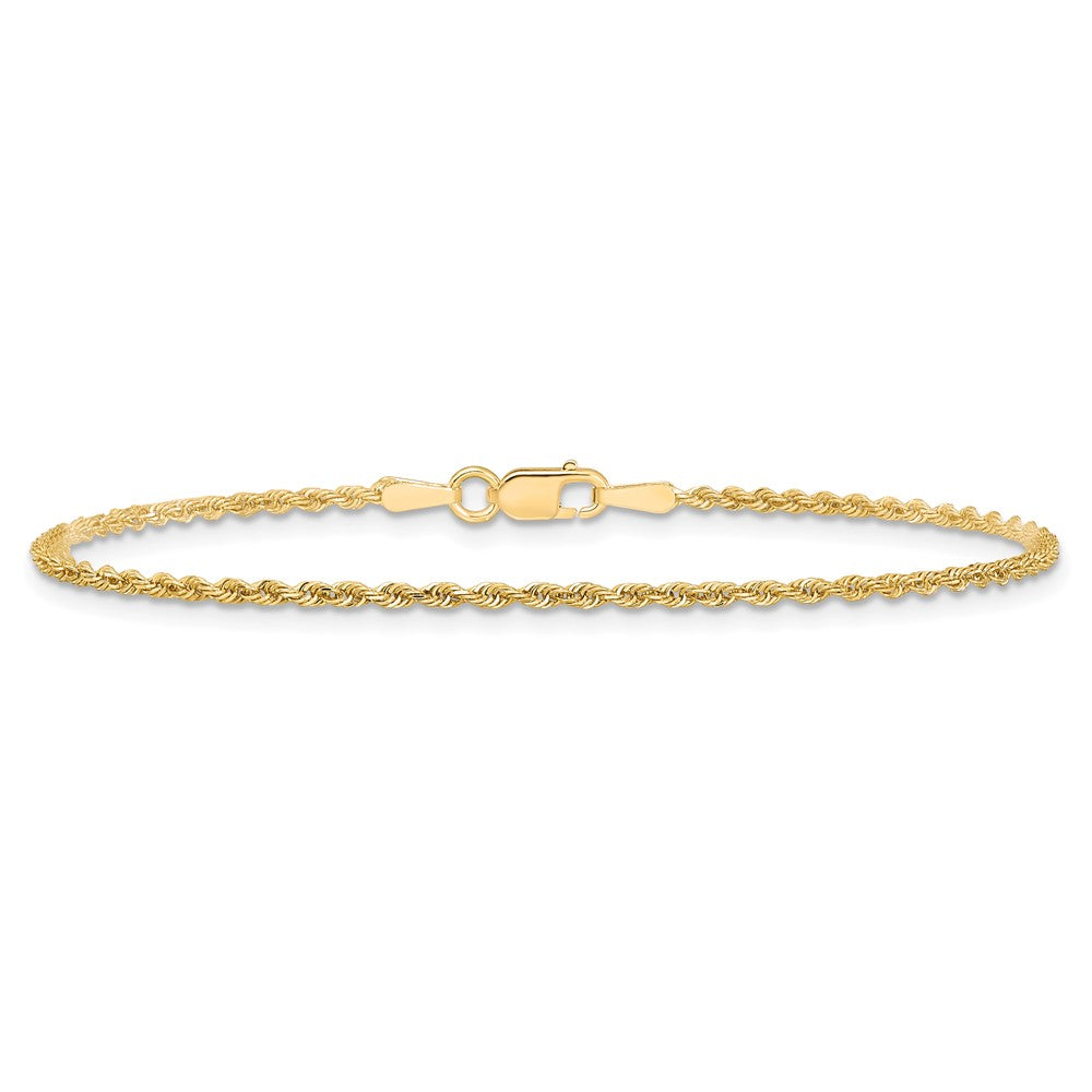 Diamond-cut Rope Chain Anklet - WBC