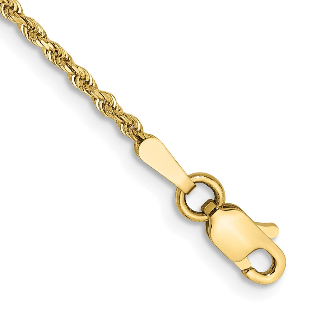 Diamond-cut Rope Chain Anklet - WBC