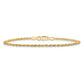 Diamond-cut Rope Chain Anklet - WBC
