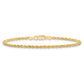 Diamond-cut Rope Chain Anklet - WBC