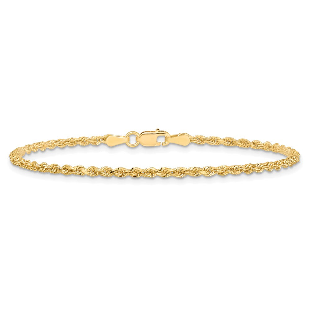 Diamond-cut Rope Chain Anklet - WBC