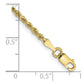 Diamond-cut Rope Chain Anklet - WBC