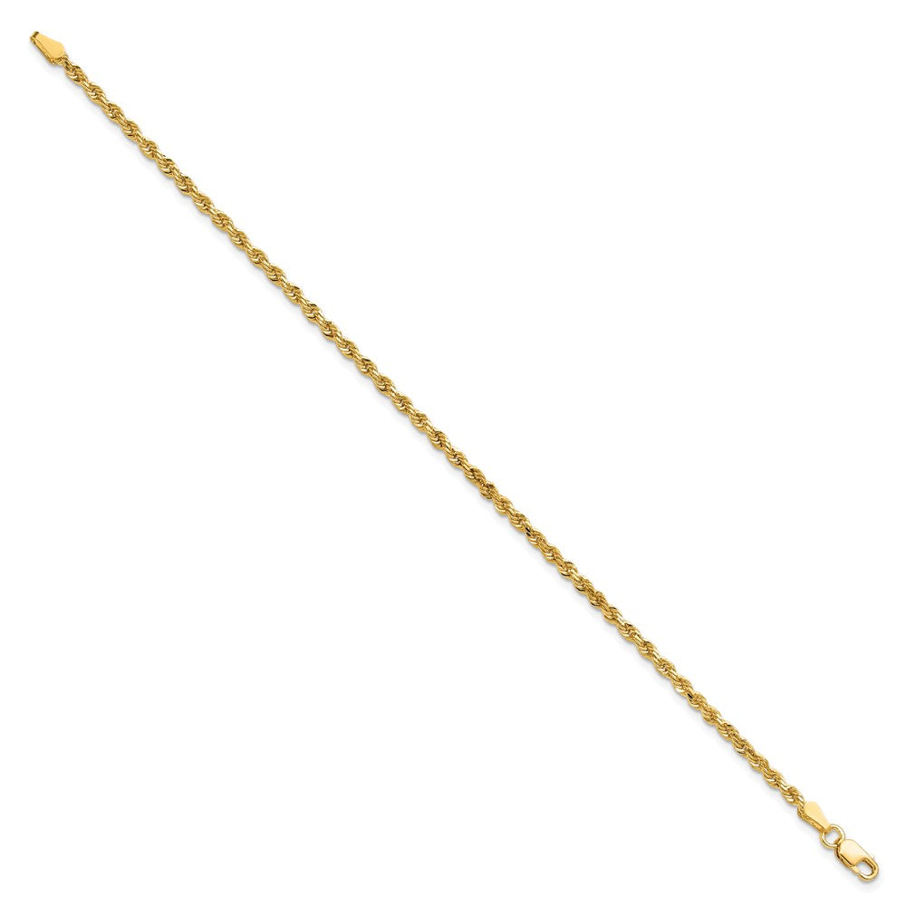 Diamond-cut Rope Chain Anklet - WBC