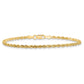 Diamond-cut Rope Chain Anklet - WBC