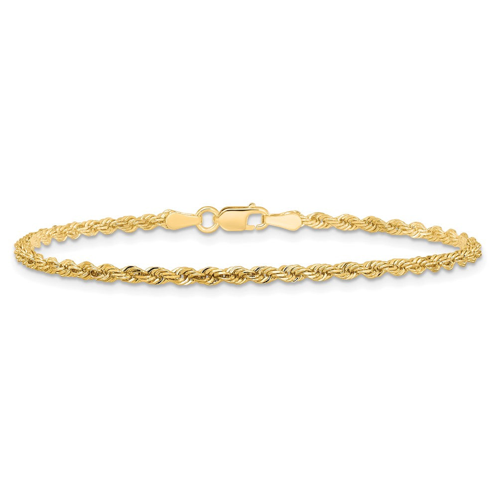 Diamond-cut Rope Chain Anklet - WBC