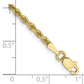 Diamond-cut Rope Chain Anklet - WBC