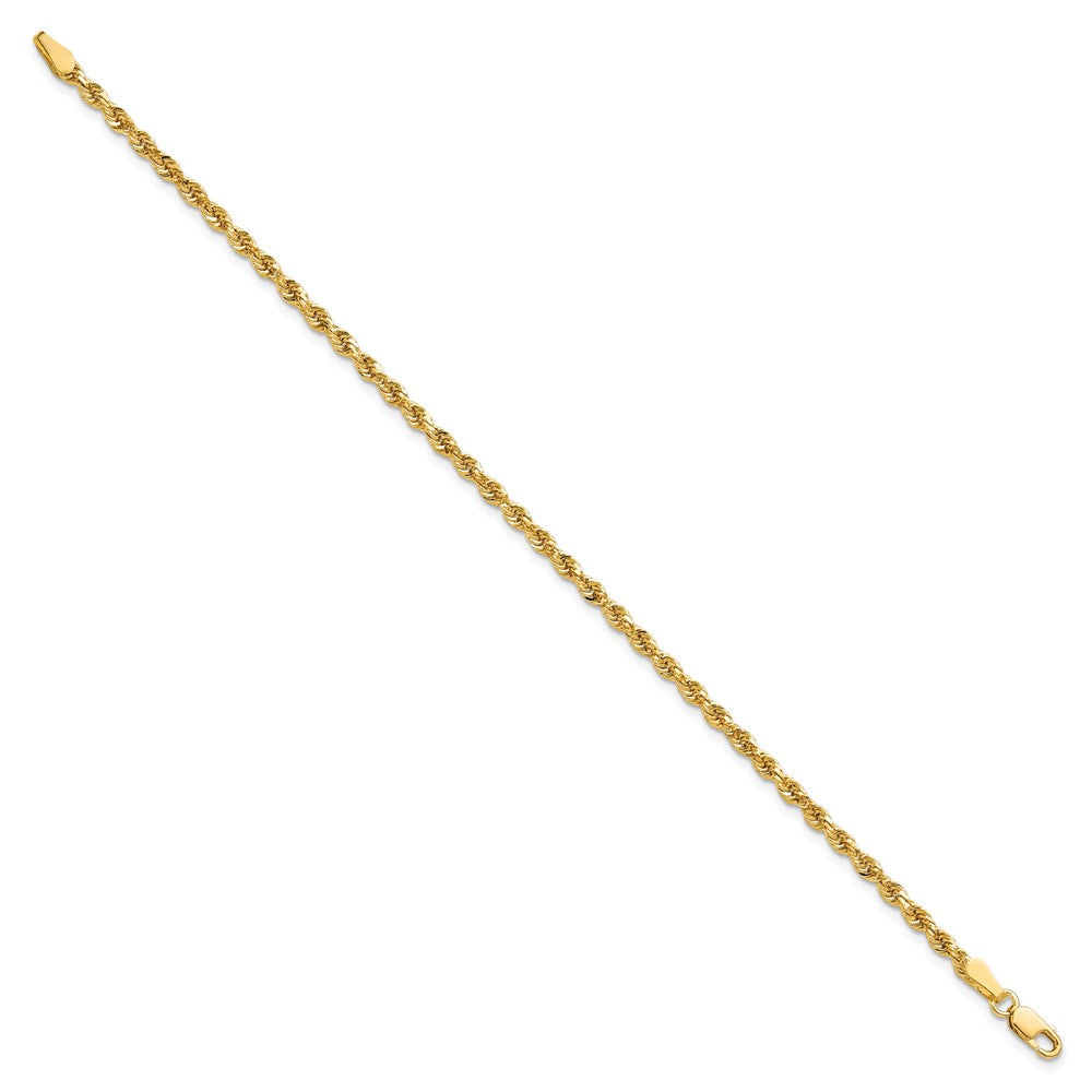 Diamond-cut Rope Chain Anklet - WBC