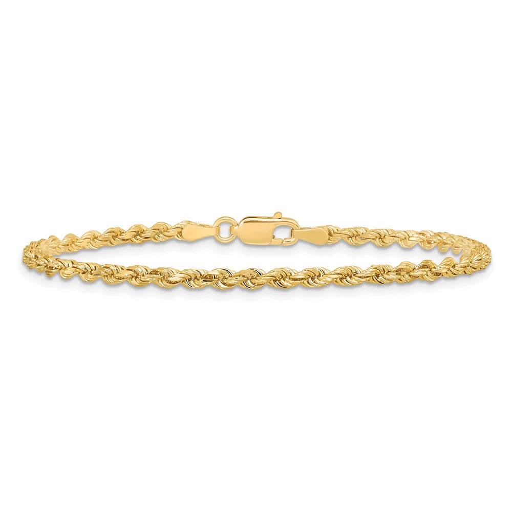 Diamond-cut Rope Chain Anklet - WBC