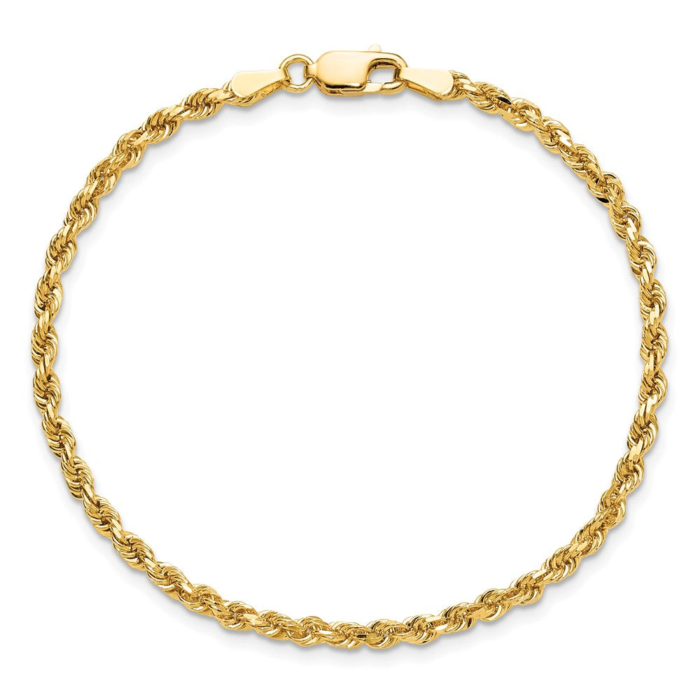Diamond-cut Rope Chain Anklet - WBC