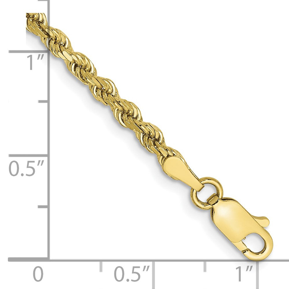 Diamond-cut Rope Chain Anklet - WBC