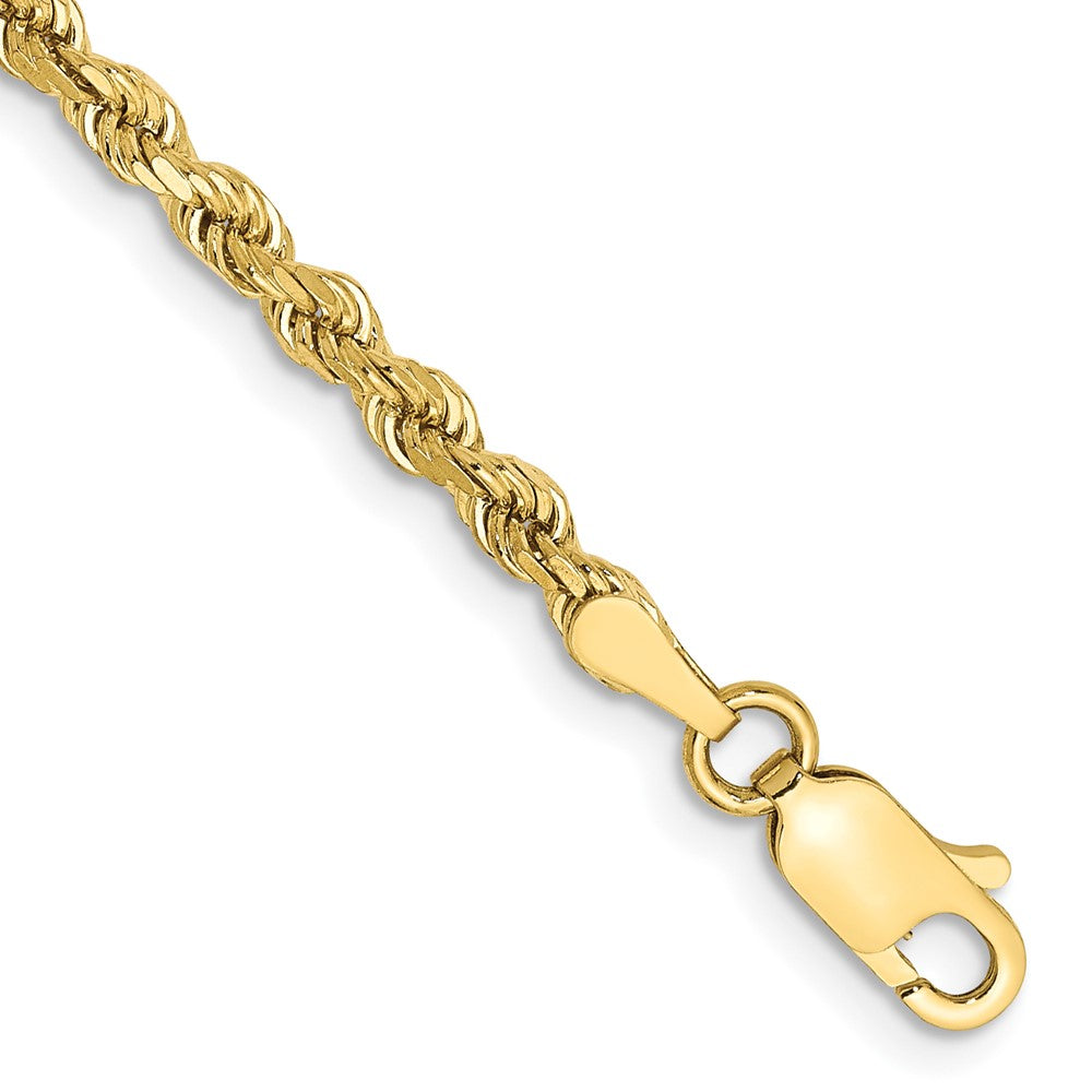 Diamond-cut Rope Chain Anklet - WBC