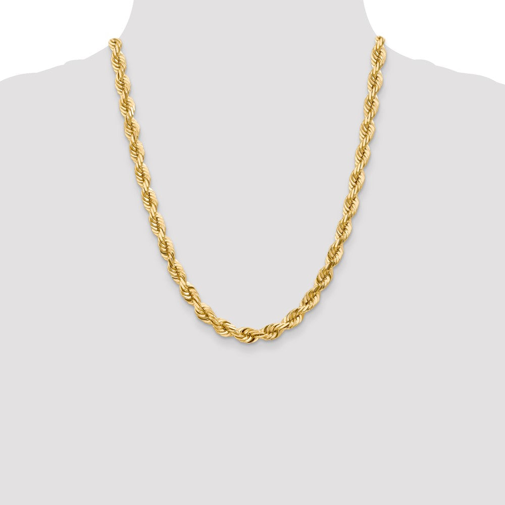 D/C Rope Fancy Lobster Clasp Chain - WBC