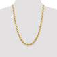 D/C Rope Fancy Lobster Clasp Chain - WBC