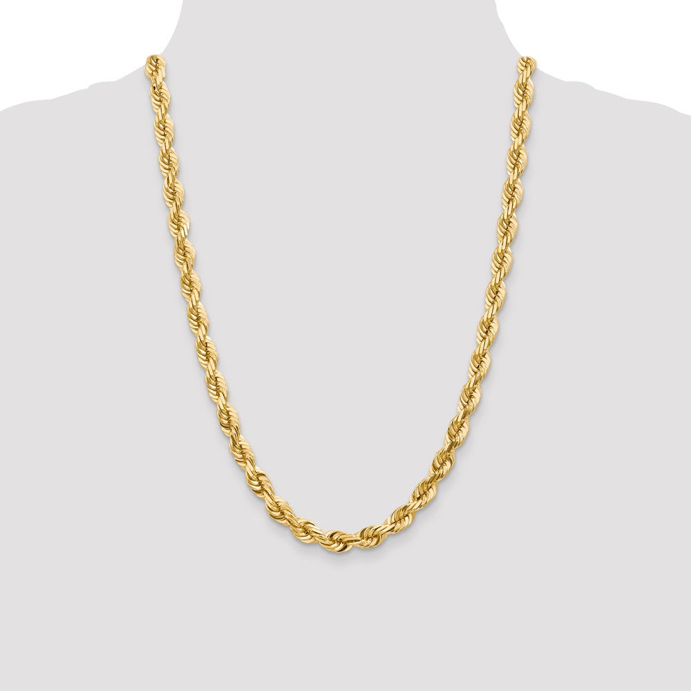 D/C Rope Fancy Lobster Clasp Chain - WBC