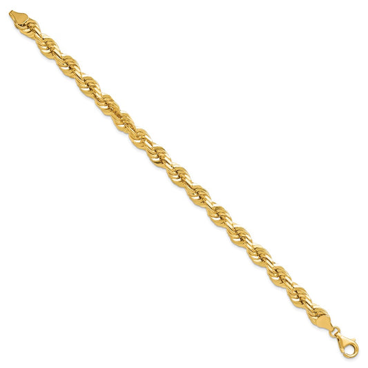 D/C Rope Fancy Lobster Clasp Chain - WBC