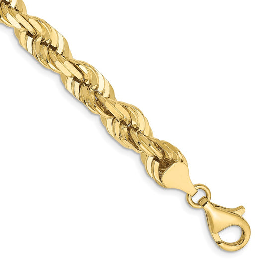 D/C Rope Fancy Lobster Clasp Chain - WBC