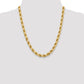 D/C Rope Fancy Lobster Clasp Chain - WBC