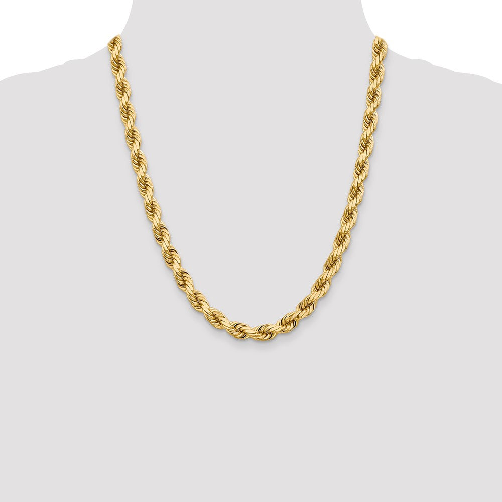 D/C Rope Fancy Lobster Clasp Chain - WBC
