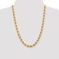 D/C Rope Fancy Lobster Clasp Chain - WBC