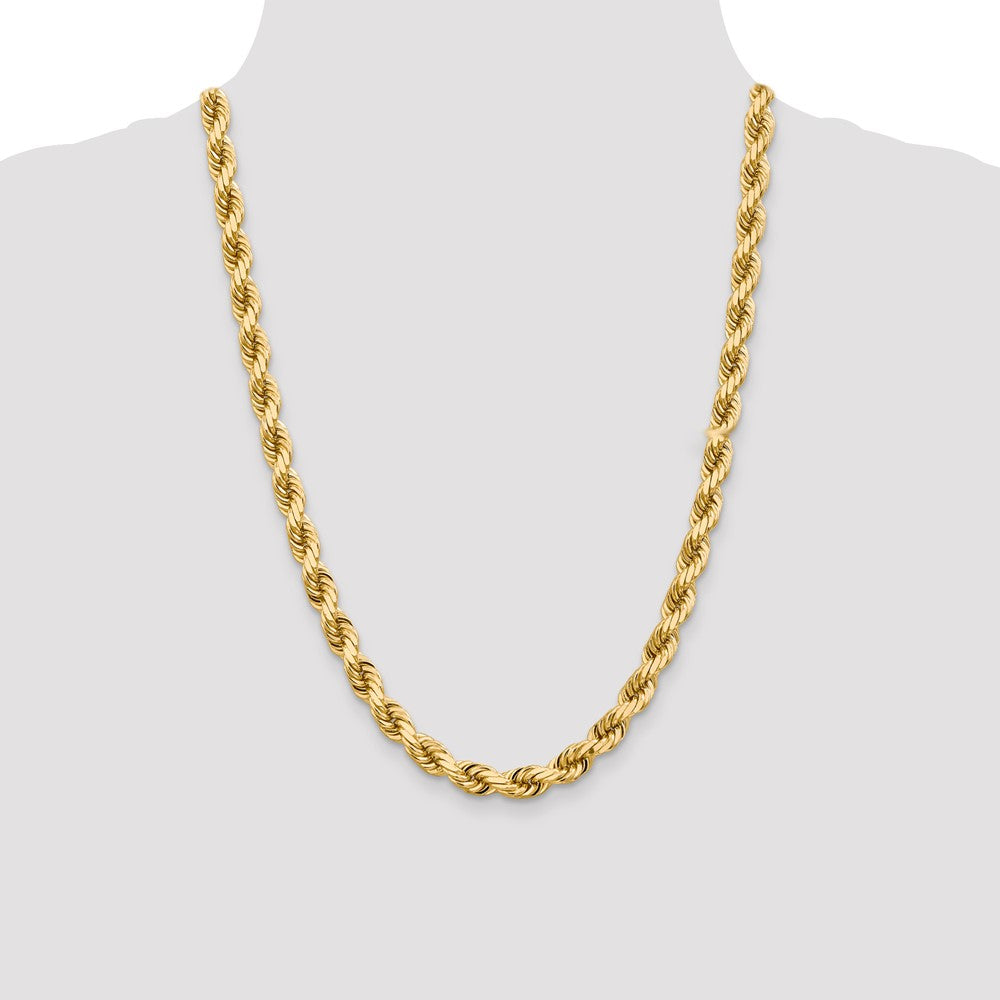 D/C Rope Fancy Lobster Clasp Chain - WBC