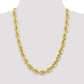 D/C Rope Fancy Lobster Clasp Chain - WBC