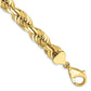 D/C Rope Fancy Lobster Clasp Chain - WBC