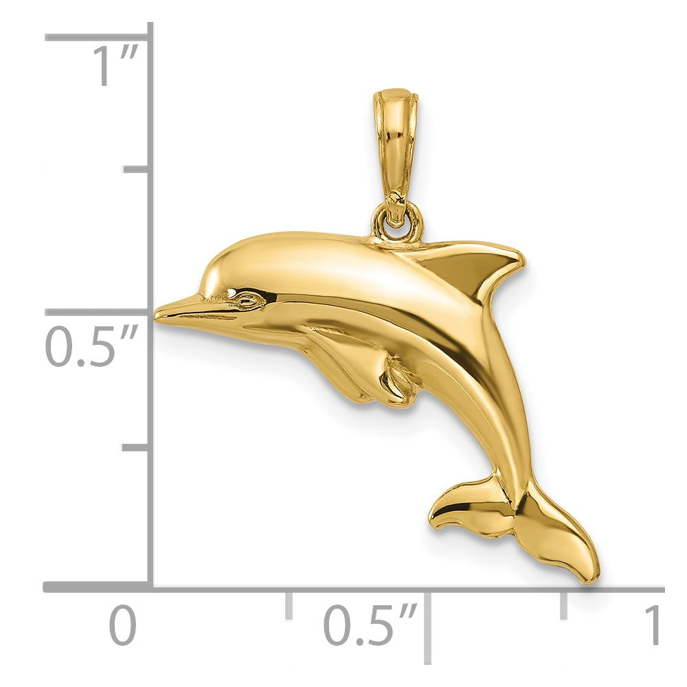 Jumping Dolphin Pendant - WBC