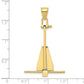3-D Moveable Anchor Pendant - WBC
