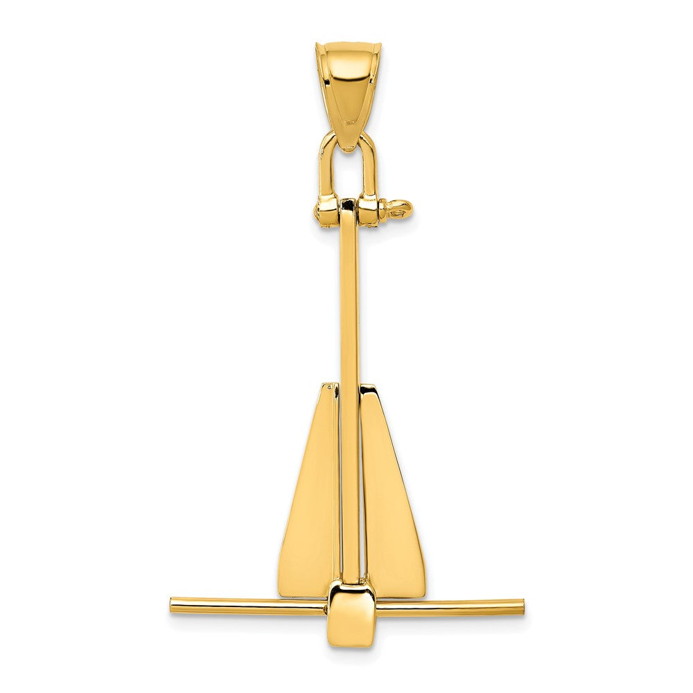 3-D Moveable Anchor Pendant - WBC