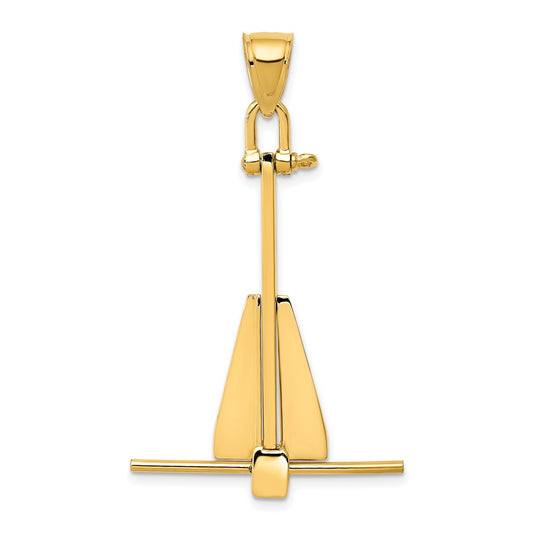 3-D Moveable Anchor Pendant - WBC