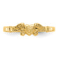 Textured Mini Heart Baby Ring - WBC