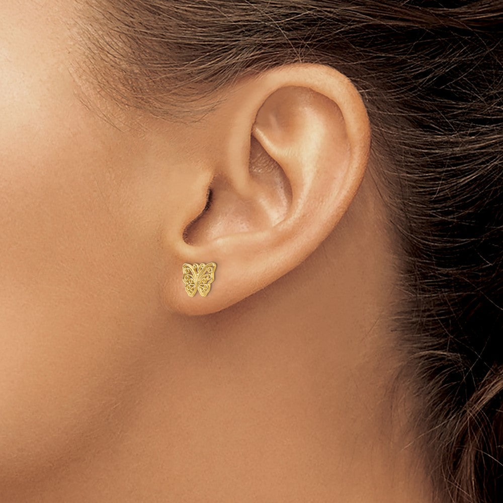 Butterfly Post Earrings - WBC