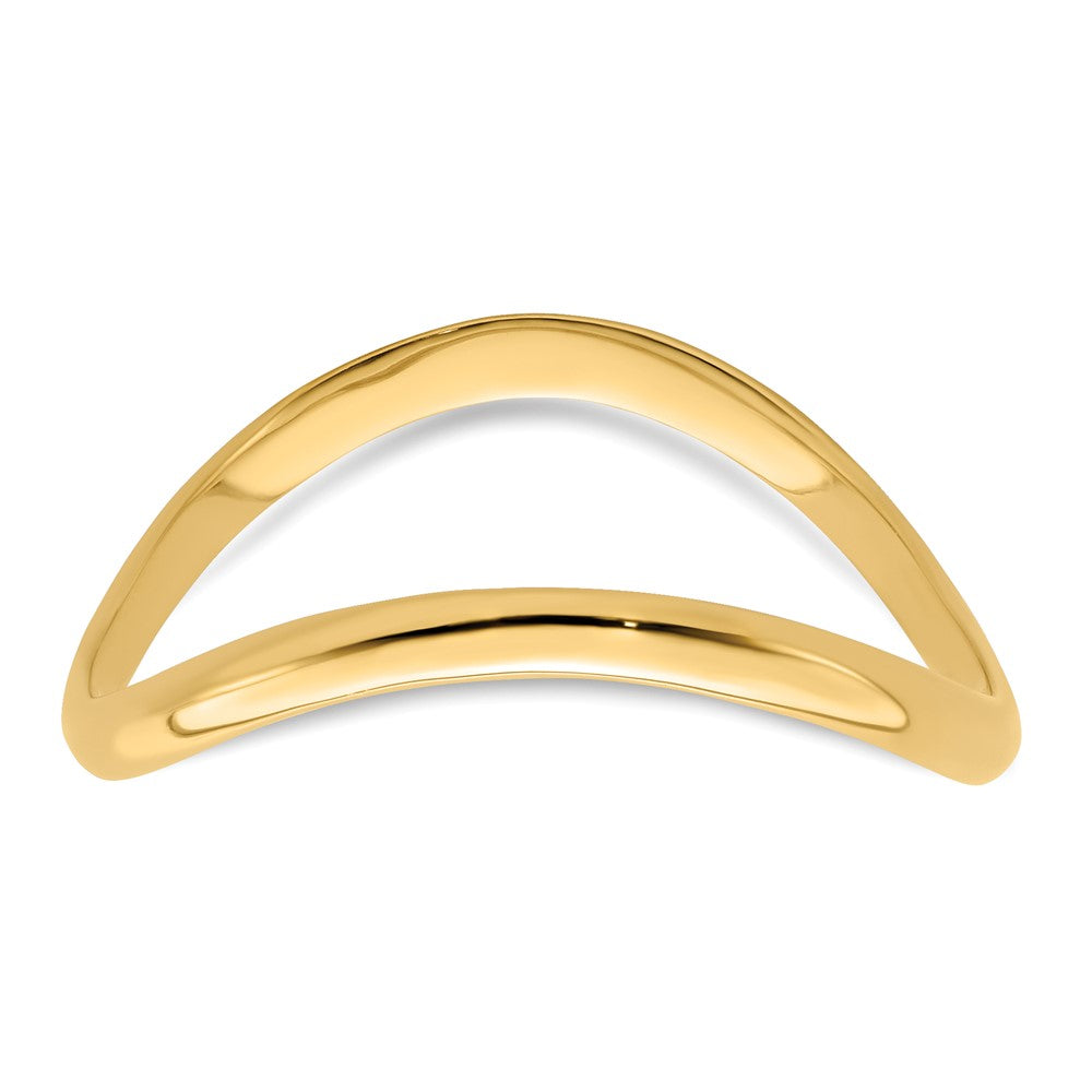 Polished Wave Fashion Thumb Ring - WBC