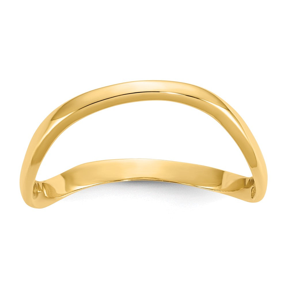 Polished Wave Fashion Thumb Ring - WBC