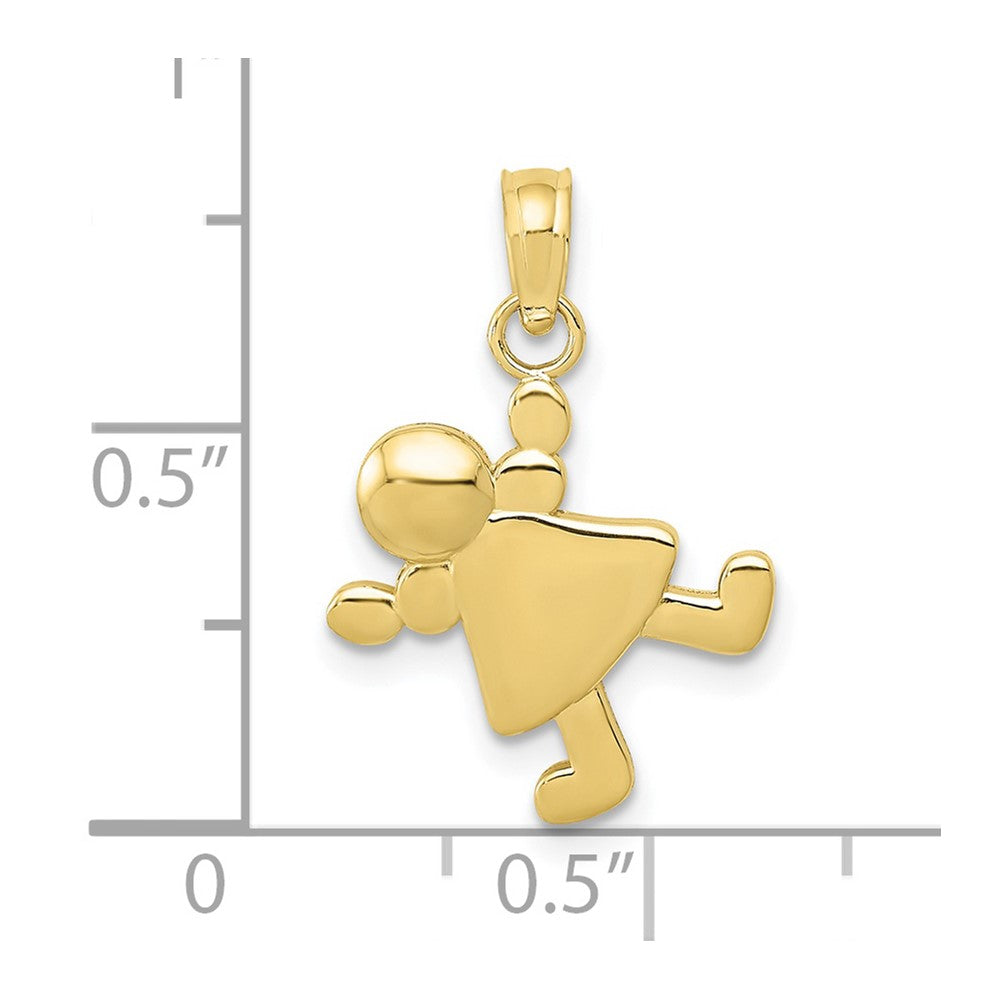 Little Girl Cartwheel Charm - WBC