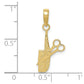 Comb and Scissors Charm - WBC